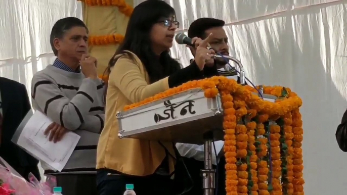 DCW's Swati JaiHind appeals to Delhi to join the #SatyaGraha for the Safety & Rights of Women