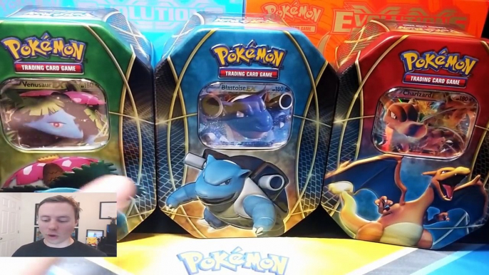 BEST of 2016 - CHARIZARD EX, BLASTOISE EX, VENUSAUR EX TINS #1 - POKEMON UNWRAPPED