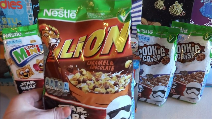 new Star Wars Movie Nestle Cereal Surprise Pack + Stormtrooper Mealtime Set