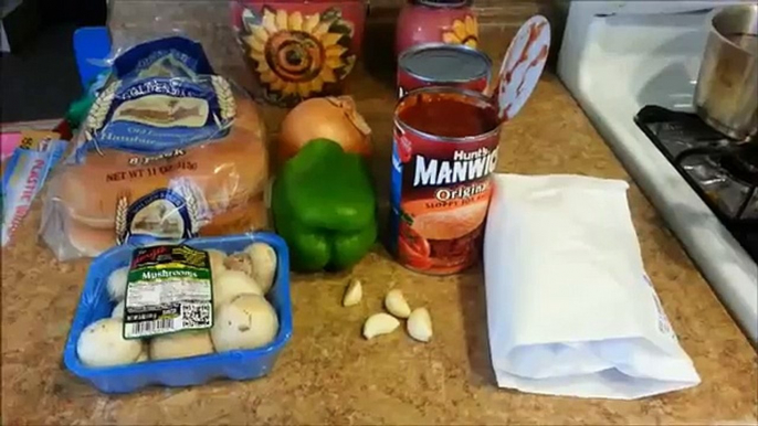 How to make a Manwich Sloppy Joe Sandwich - 99 CENTS ONLY store meal deal RECIPE