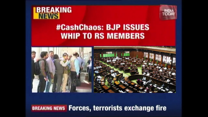 BJP Asks Its Rajya Sabha Members To Be Present For Demonetization Debate