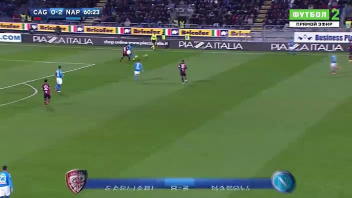 Marek Hamsik  Goal HD - Cagliari	0-3	Napoli 26.02.2018