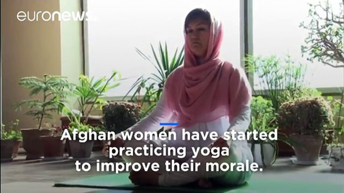 'Yoga improves morale and self-esteem,' Afghan women tell Euronews