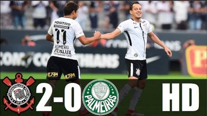 Corinthians 2 x 0 Palmeiras - DERBY QUENTE E POLÊMICO - Melhores Momentos - Paulistão 24/02/2018