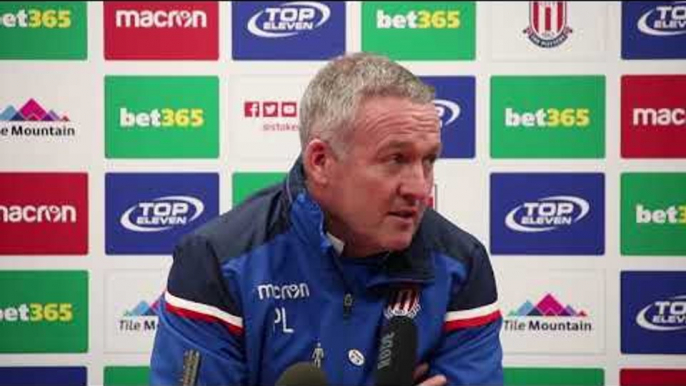 'Devastated' Lambert won't blame Stoke players