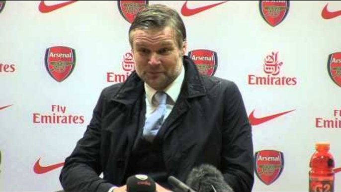 Steven Pressley after Arsenal v Coventry - 24.1.2014