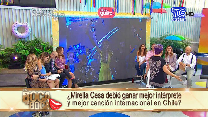 Presentadora chilena asegura que Mirella Cesa debió ganar en las dos categorías
