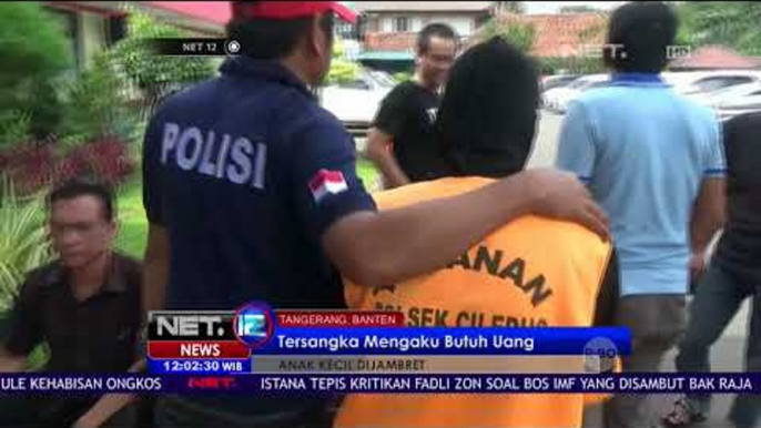 Pelaku Penjambretan Anak Mengaku Sedang Butuh Uang - NET12