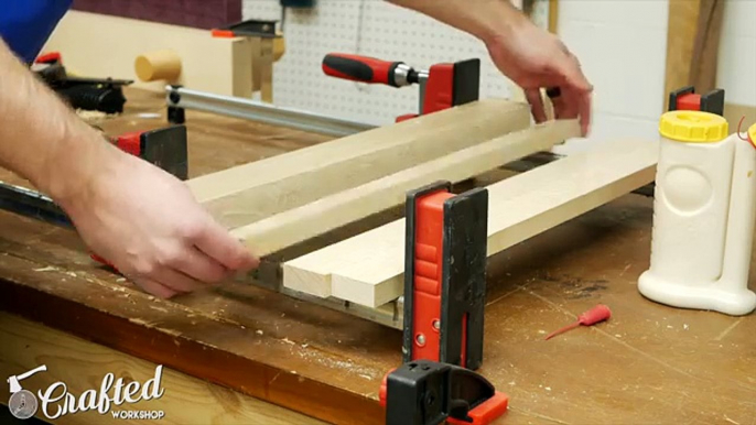 DIY Mid-Century Modern Slatted Bench - Woodworking