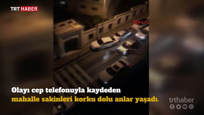 Otomobil hırsızları ortalığı birbirine kattı, polis ateş açarak durdurdu