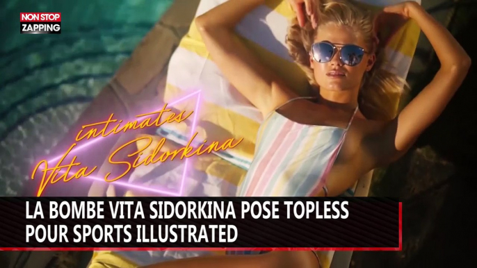 La bombe Vita Sidorkina pose topless pour Sports Illustrated : Swimsuit Issue (vidéo)