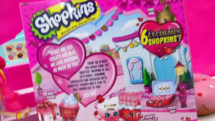 Shopkins Sweet Heart Collection Valentines Day Holiday Set with 6 Exclusives