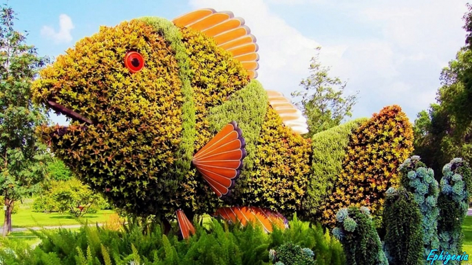 Amazing Living Sculptures at Montreal Botanical Garden I Mosaicultures Internationales