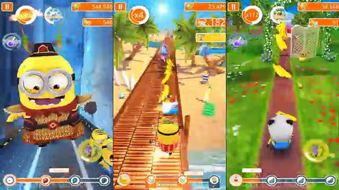 Despicable Me 2 - Minion Rush : Panda VS Chinese Fu VS Monkey King Minion ! Kids Games