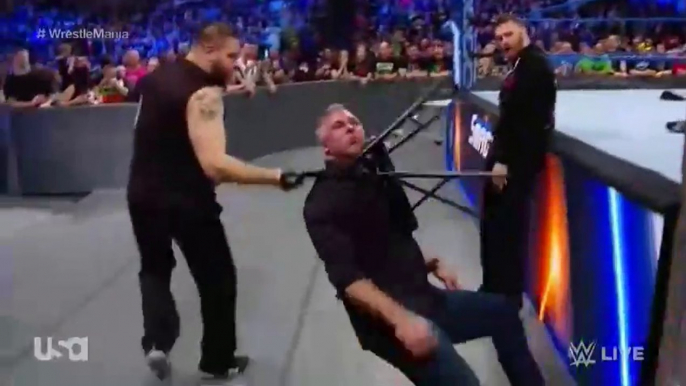 Kevin Owens & Sami Zayn demolish Shane McMahon with brutal attack - WWE Smackdown