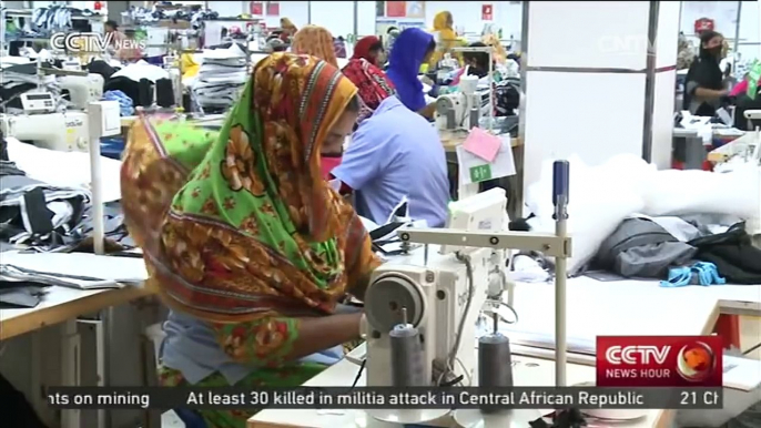 Chinese top clothing factory in Bangladesh offers opportunities for locals