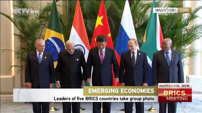 Video: Leaders of five BRICS countries meet in Hangzhou