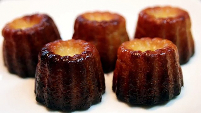 Canelés De Bordeaux - French Custard Mini Cakes Recipe - CookingWithAlia - Episode 338
