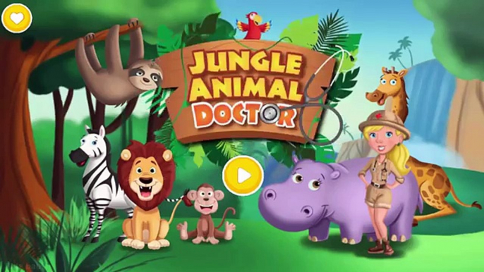 Jungle Animal Doctor - Children Learn How to Care Jungle Animals by TutoTOON Giraffe, Sloth, Rhino