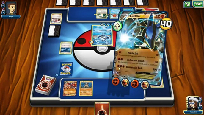 Pokemon Mega Lucario EX & Primal Groudon VS. Shiny M. Gyarados! Jenna Em PTCGO