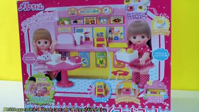 Mell Chan brinquedo Praça de alimentação メルちゃんの ルちゃん わくわくフードコート Baby Dora Food Court for mell-chan