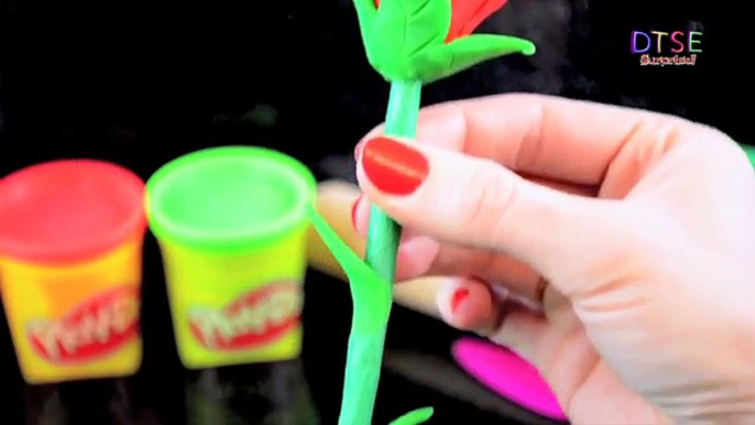 ❤️ HOW TO MAKE a Play-Doh rose ❤️ Handmade gifts for Valentines Day! | The Ditzy Channel