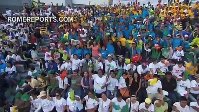 Pope to youth in Morelia: it is a lie that the only way to live is to give into drug trafficking