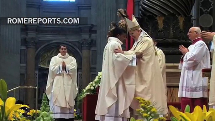 Pope set to ordain 13 priests as deacons during ceremony at St. Peter's Basilica