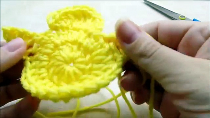 CROCHET How to #Crochet Cute and Easy Easter Chick Applique #TUTORIAL #212 LEARN CROCHET