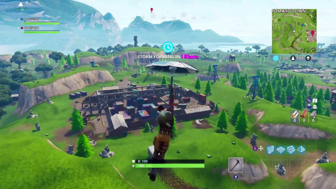 Fortnite Destroying All Crates Shipping Yard + Win