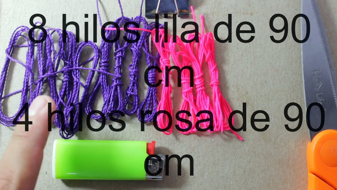 como hacer una pulsera macrame de huesito