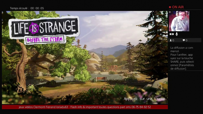 Jeux vidéos Clermont-Ferrand Sylvaindu63 - life is strange before the strom adieux épisode 02 FIN