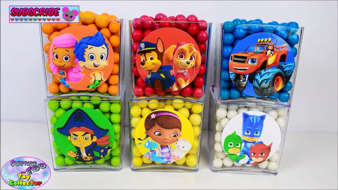 Disney Nick Jr Gumballs Surprise Toys PJ Masks Blaze Paw Patrol Surprise Egg and Toy Collector SETC