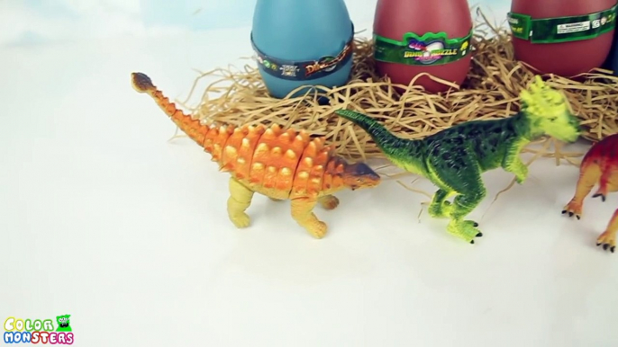 Dinosaurs Eggs! GIANT JURASSIC WORLD DINOSAUR EGGs Surprise Opening Toys Dinosaurs Video for Kids.