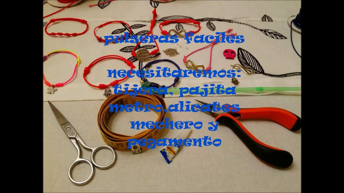 tutorial pulseras faciles ( bracelets )