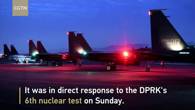 ROK military conducts live-fire missile drill after DPRK's nuke test