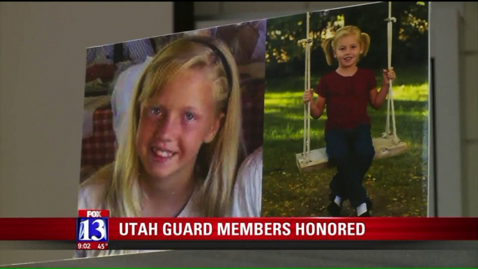 Utah National Guard Members Honored for Rescuing Young Sisters from Burning Tractor in 2012