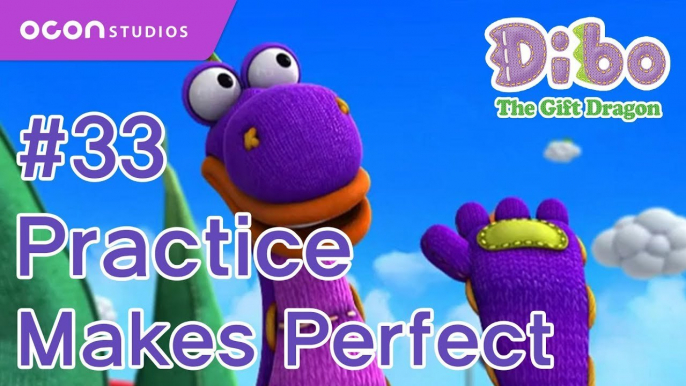 [Dibo the gift dragon] #33 Practice Makes Perfect(ENG DUB)ㅣOCON