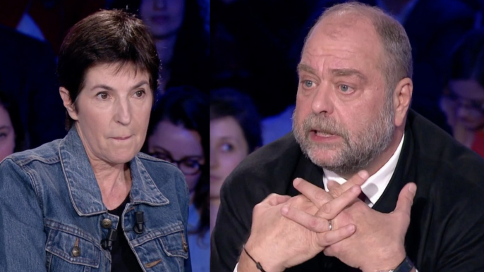 Tension entre Christine Angot et Éric Dupont-Moretti (ONPC) - ZAPPING TÉLÉ DU 12/03/2018