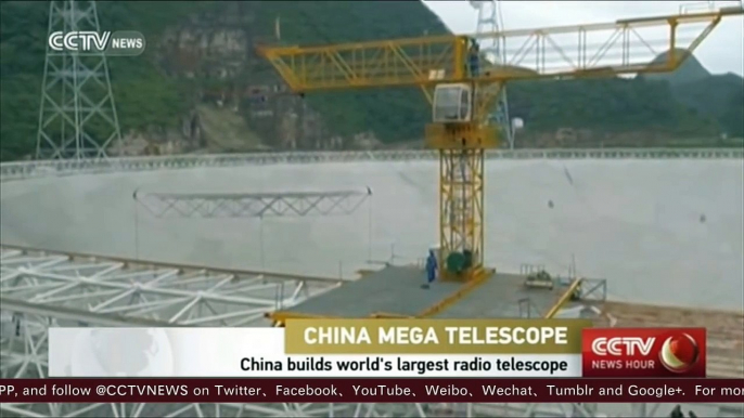 World's largest radio telescope nears completion in China