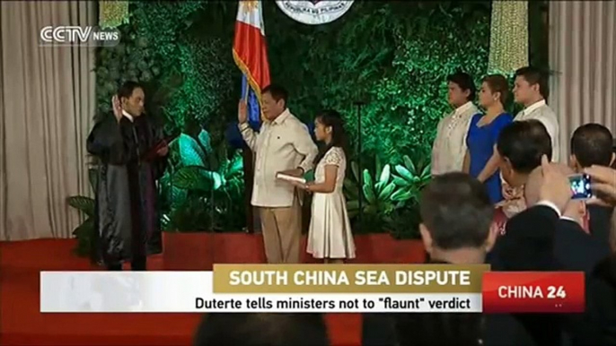 South China Sea: Philippines’ new president tells ministers not to "flaunt" verdict