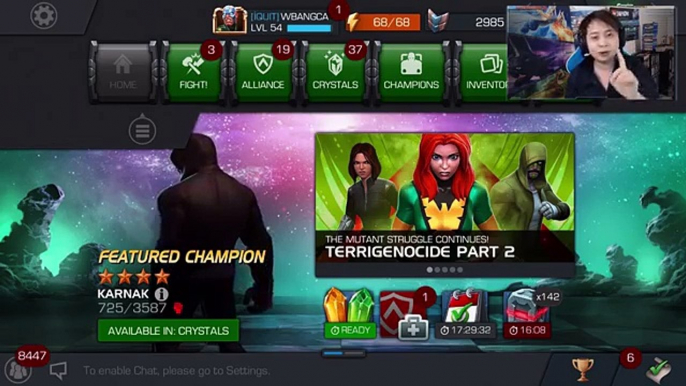 Marvel: Contest of Champions - 4-Star Karnak & Shattered Crystals Opening!