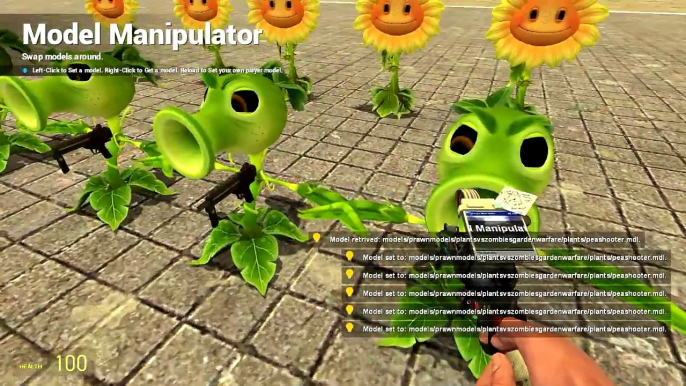 Garrys Mod PLANTS VS ZOMBIES VS ANGRY BIRDS (Gmod Sandbox Funny Moments, Angry Birds Vs PVZ)