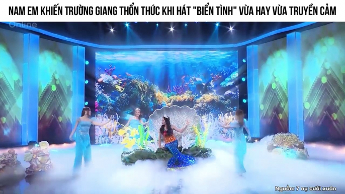 Nam Em khiến Trường Giang thổn thức khi hát "Biển tình" vừa hay vừa truyền cảm