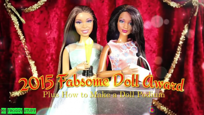 DIY - How to Make: Doll Podium plus new Fabsome Doll of the Year Award - Handmade - Doll - Crafts