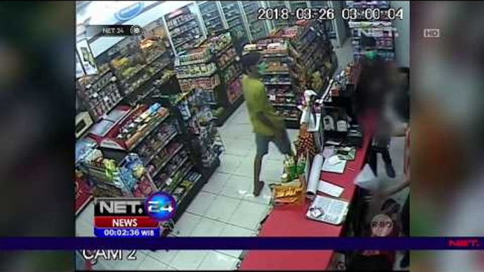 Perampokan Mini Market, Aksi Pelaku Terekam CCTV  -NET24