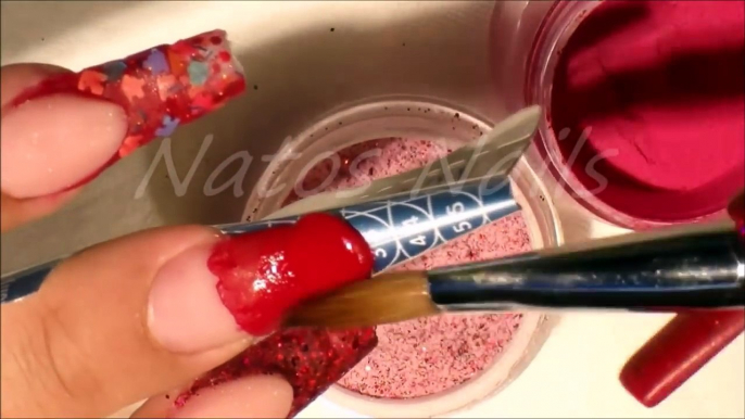 Red Nails - Natos Nails - Uñas Acrilicas - Acrylic Nails new - Uñas Rojas