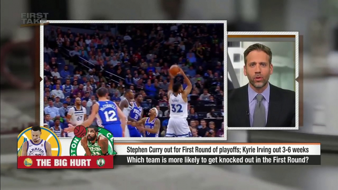 First Take debates impact of Steph Curry and Kyrie Irving injuries on playoffs - First Take - ESPN