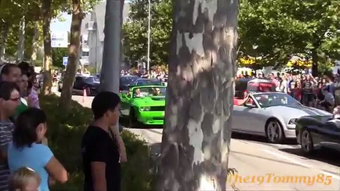 BURNOUTS Accelerations Sounds!! Revs!! Lot of Smoke!! MUSCLE-CAR Party & Crowd goes Crazy!!