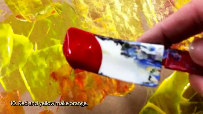Make a Nice No-Brush Acrylic Painting - DIY Crafts - Guidecentral